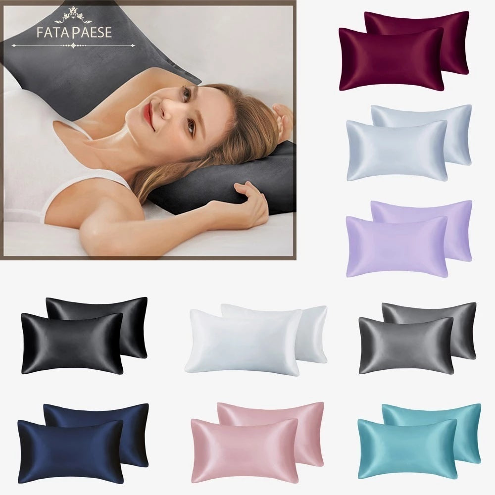 Satin Artificial Silk Pillowcase 75D