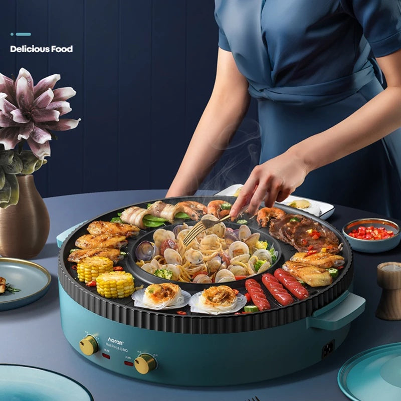 Multi-Function Hot Pot & Barbecue Machine