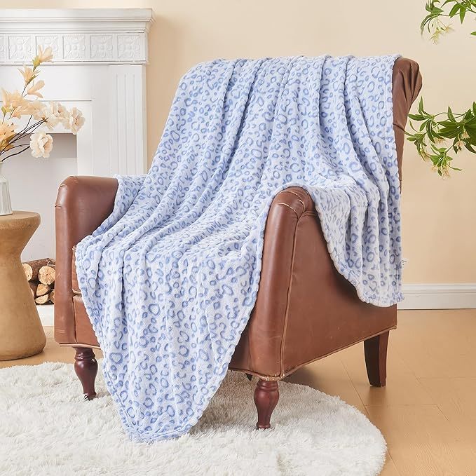 Krifey Flannel Fleece 3D Throw Blanket For Couch, Super Soft Cozy Blankets All Season Use