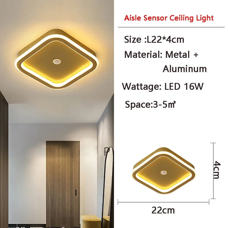 Motion Sensor LED Ceiling Lights Ceiling Lamps