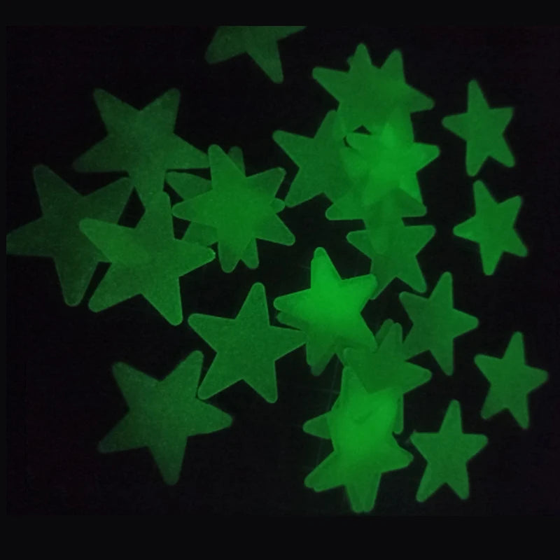 Glow Stickers Luminous In Dark Night Fluorescent Wall Art