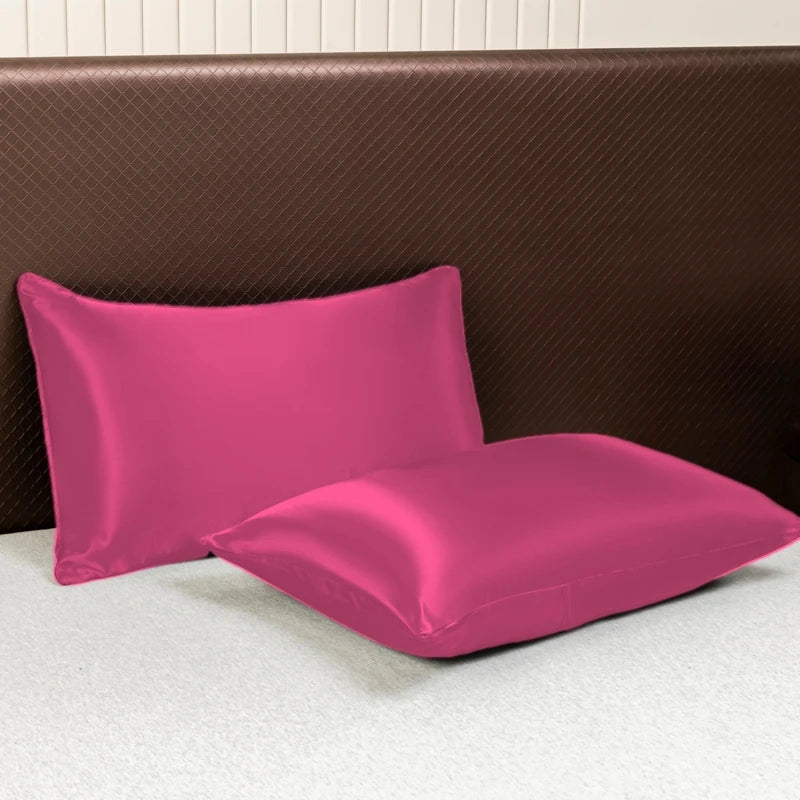 Silky Satin Pillowcase, Hair & Beauty Pillow Cover, Comfortable Home Décor