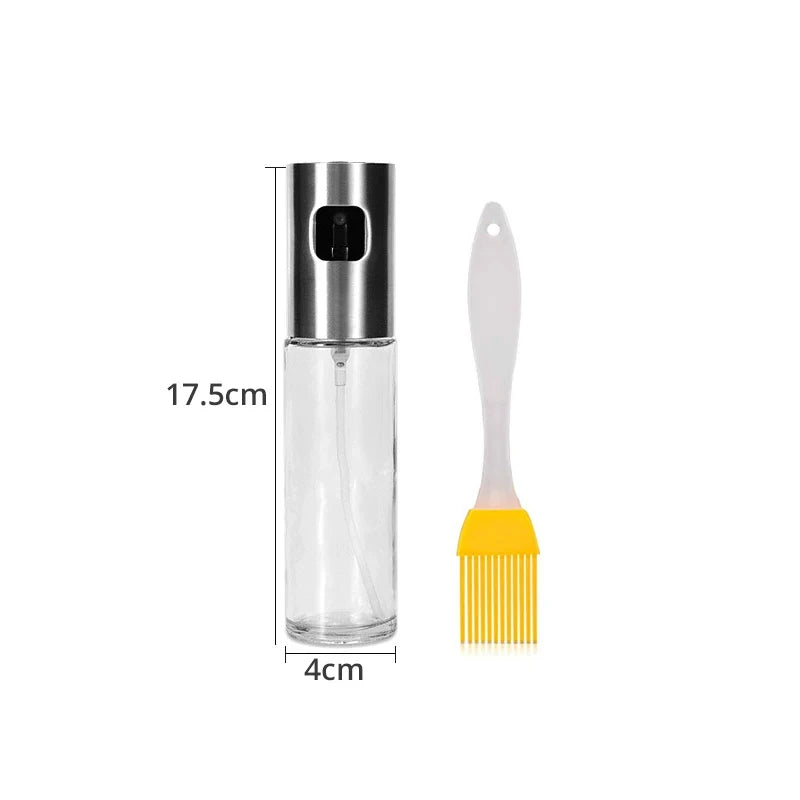 Olive Oil Sprayer Dispenser – Glass Spray for Cooking, BBQ, Air Fryer, Vinegar & Soy Sauce