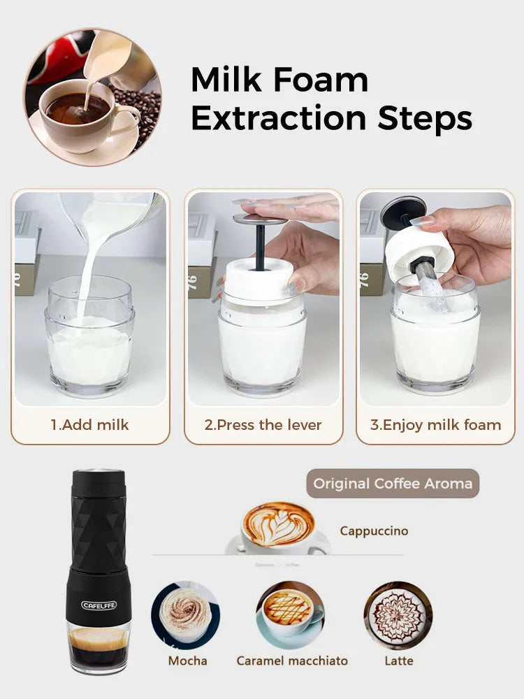 Cafelffe 3-in-1 Portable Coffee Machine