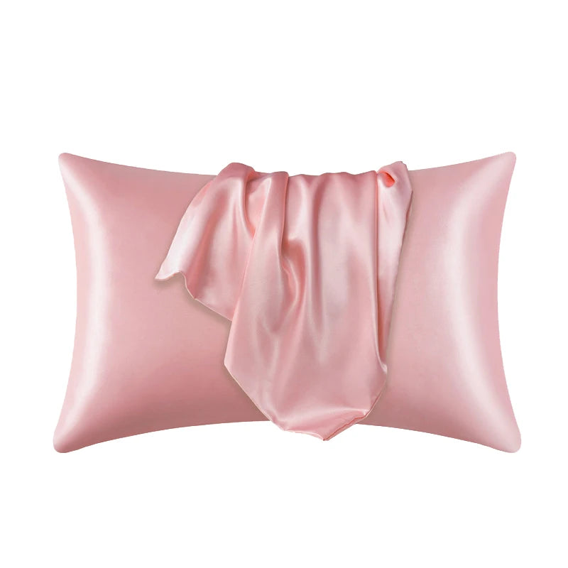 Silky Satin Pillowcase, Hair & Beauty Pillow Cover, Comfortable Home Décor