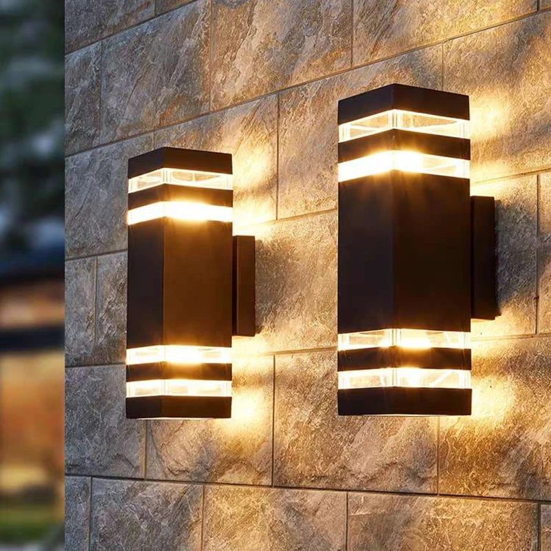 LED Wall Light Sconce – E27 Bulb, Waterproof Outdoor Fixture for Stairs & Entrance