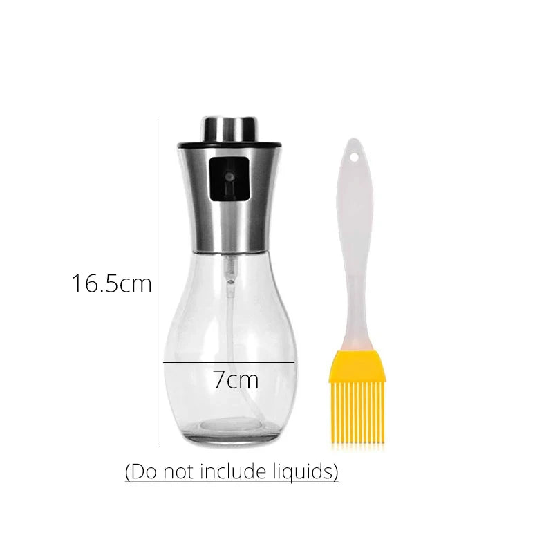 Olive Oil Sprayer Dispenser – Glass Spray for Cooking, BBQ, Air Fryer, Vinegar & Soy Sauce