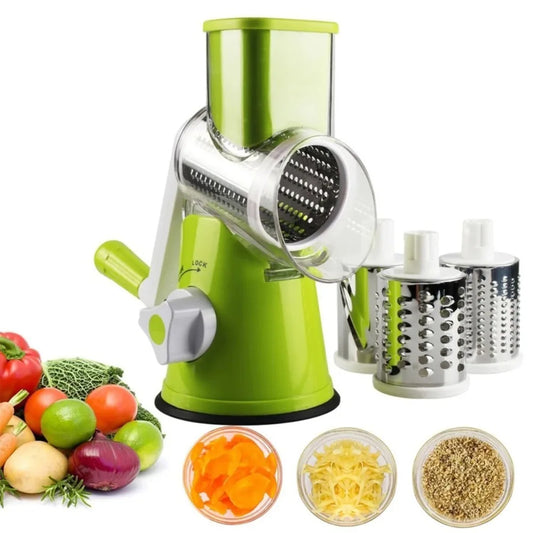 Multifunctional Rotary Vegetable & Cheese Slicer