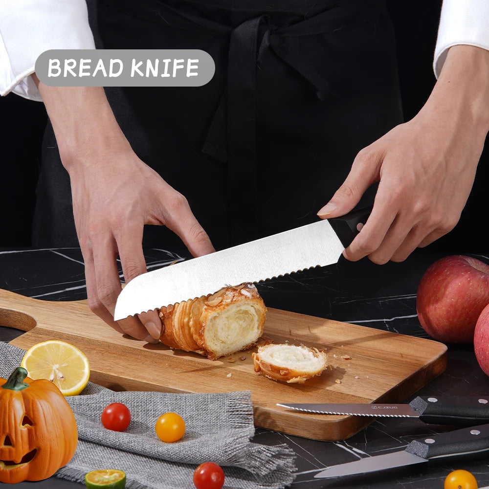 15PCS/Stainless Steel Kitchen Knife Set