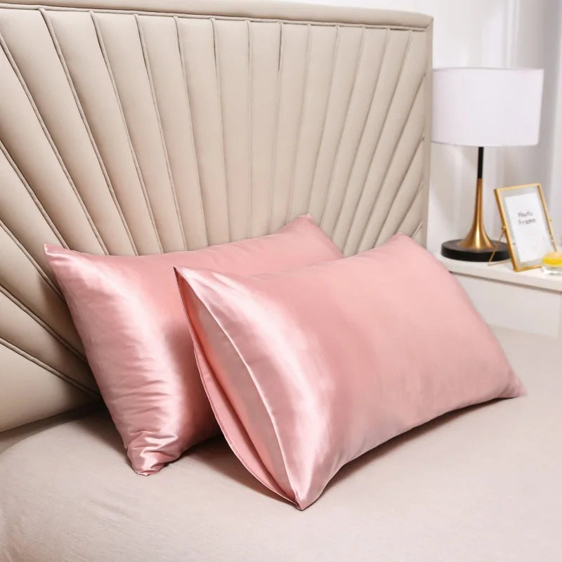 Silky Satin Pillowcase, Hair & Beauty Pillow Cover, Comfortable Home Décor