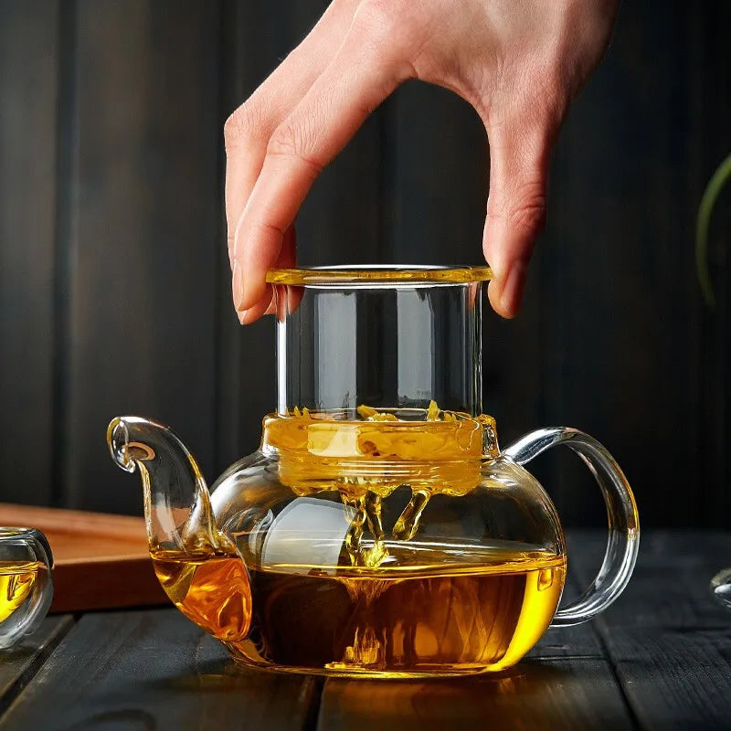 Heat-Resistant Glass Tea Pot