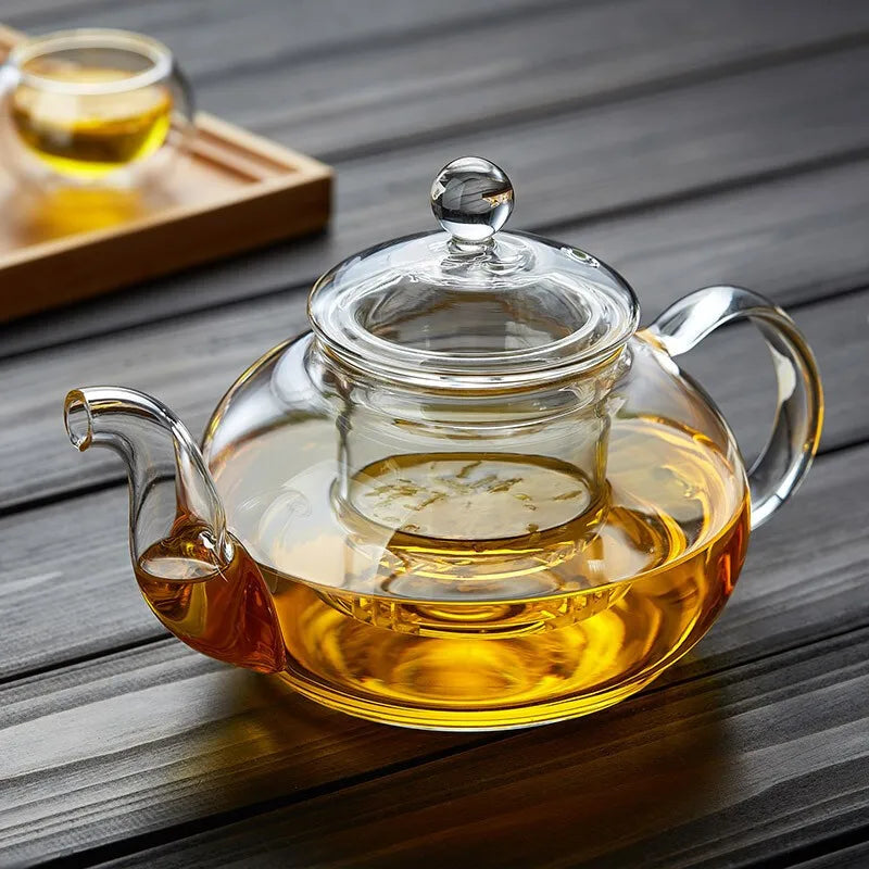 Heat-Resistant Glass Tea Pot