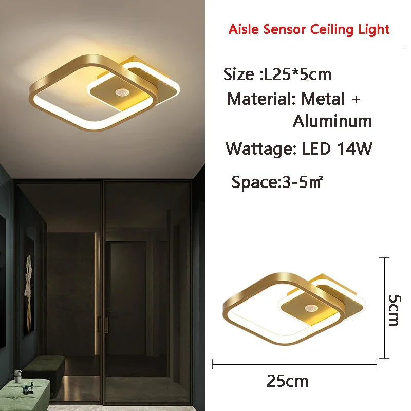 Motion Sensor LED Ceiling Lights Ceiling Lamps