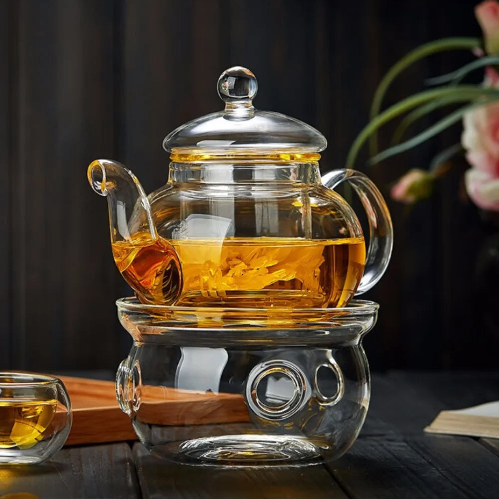 Heat-Resistant Glass Tea Pot