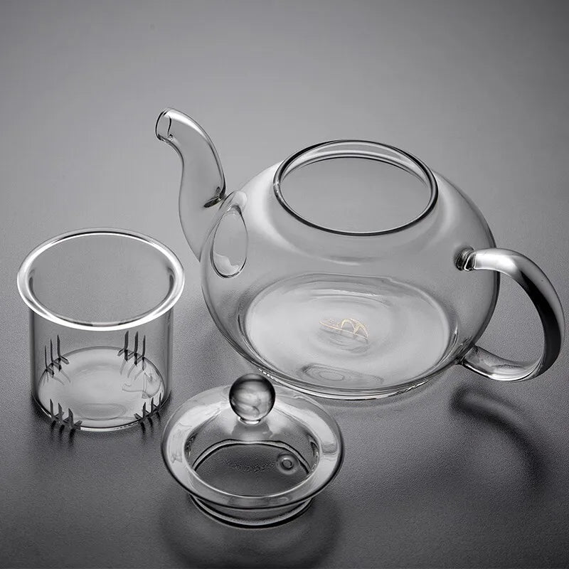 Heat-Resistant Glass Tea Pot