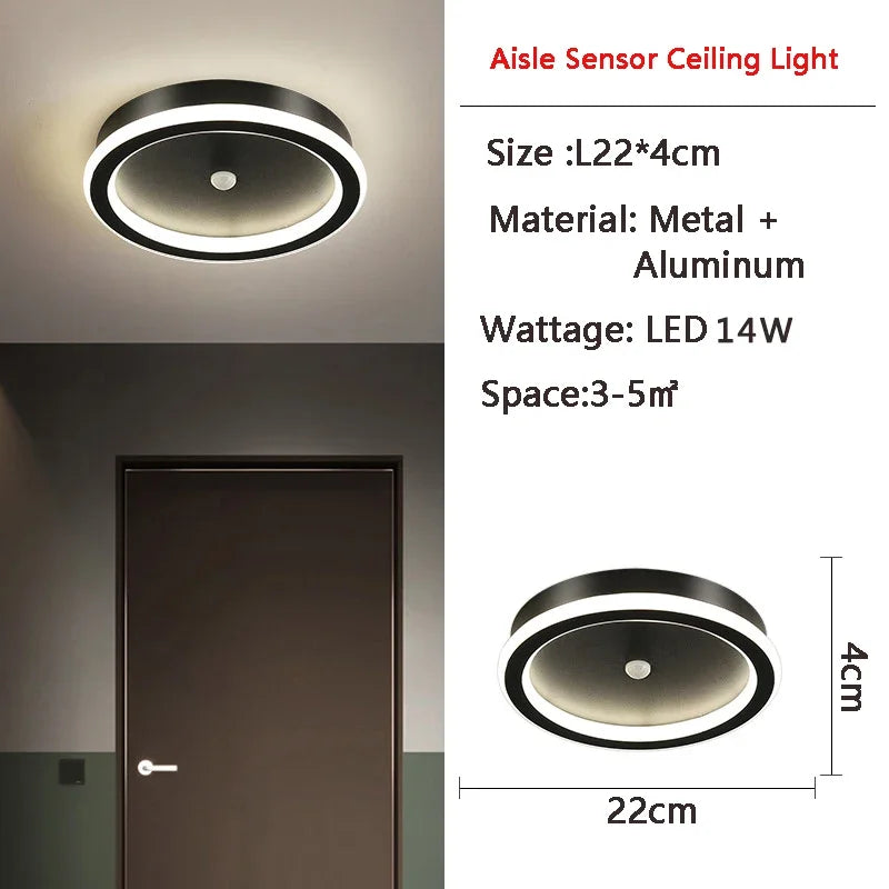 Motion Sensor LED Ceiling Lights Ceiling Lamps