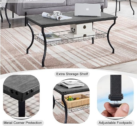 Coffee Table 3-piece Living Room Set 3-5 days shipping free